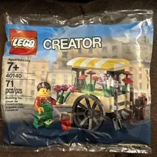 LEGO CREATOR 40140 Flower Cart Polybag. New. Sealed.