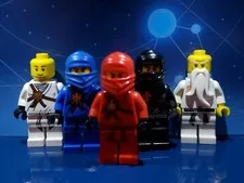LEGO Ninjago The Golden Weapons Minifigure Lot Kai Cole Jay Zane Master Wu