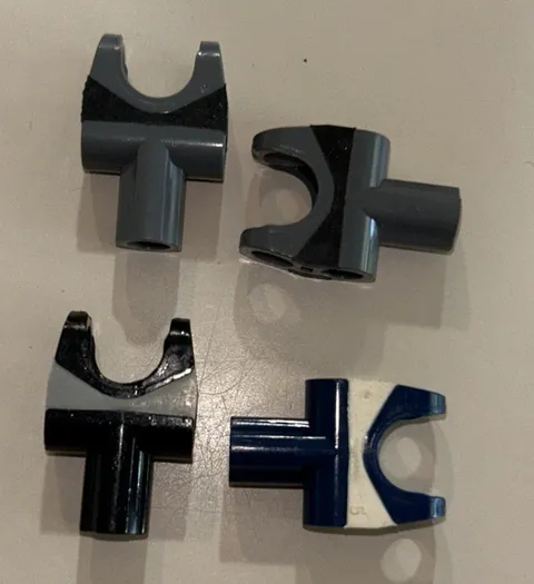 LEGO Technic Bionicle Ball Joint Socket with Rubber Insert x 4