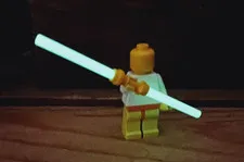 New LEGO Double Lightsaber Light saber GLOW IN THE DARK Star Wars Energy FORCE