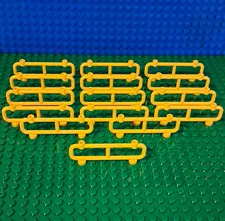 LEGO Yellow Bar Fence  1 x 8 x 2 .           15 Pieces. Excellent Condition.