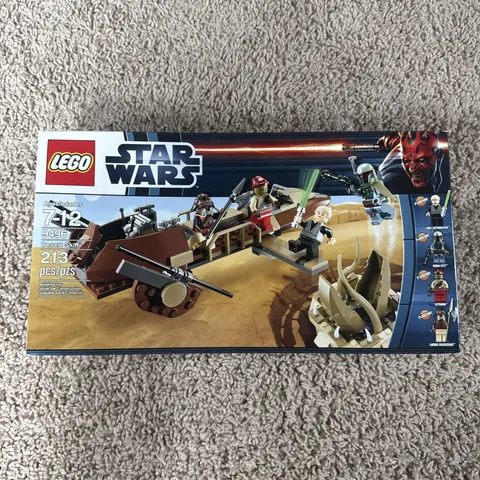 NEW & Sealed LEGO Star Wars: Desert Skiff (9496) Set With Boba Fett & Kithaba