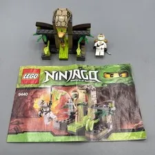 LEGO NINJAGO Venomari Shrine #9440 w/ Zane Minifig & Manual-No Box