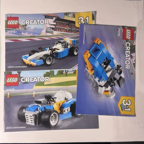 LEGO Creator 3in1 Extreme Engines 31072 INSTRUCTIONS ONLY