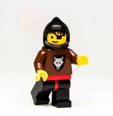 LEGO Castle Dragon Knights Minifigure - Wolfpack Eyepatch (cas255) 6082 Fortress