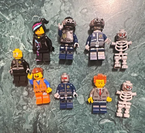 LEGO The LEGO Movie Minifigure Lot Emmet Wyldstyle Plastic Age 5+