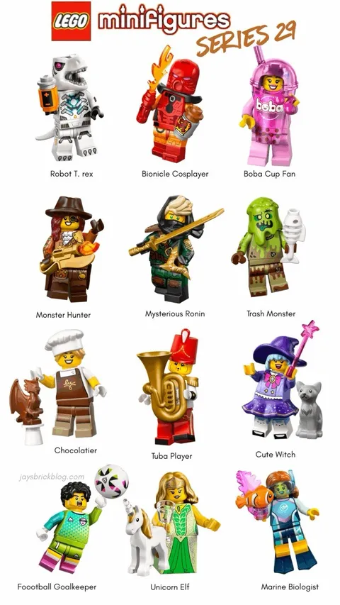 Lego New 71052 Collectibe Minifigures Series 29 Complete Set 12 CMF Figures