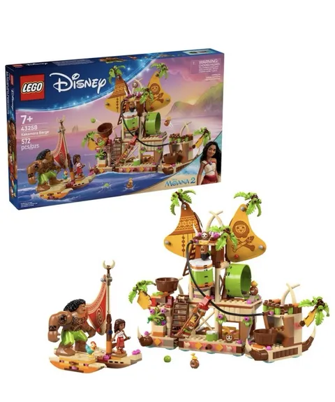 LEGO Disney Moana 2 Kakamora Barge 43258 572 Pieces NEW Factory Sealed