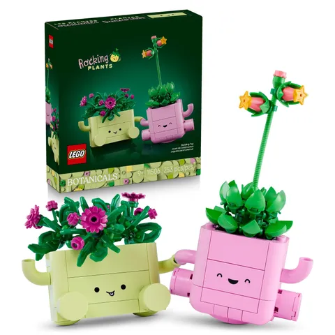 LEGO Botanicals Rocking Plants - Building Toy for Kids, Girls & Multicolor