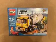 LEGO CITY: Cement Mixer (60018)-Brand New In Factory Sealed Box