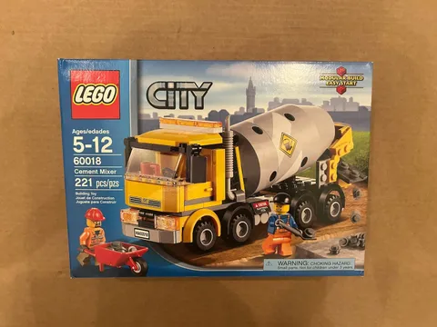 LEGO CITY: Cement Mixer (60018)-Brand New In Factory Sealed Box