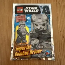 Lego Star Wars Imperial Combat Driver Minifigure Foil Pack Rare Sealed