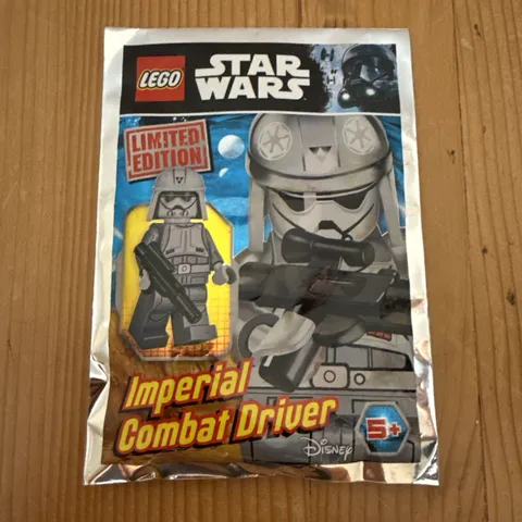 Lego Star Wars Imperial Combat Driver Minifigure Foil Pack Rare Sealed