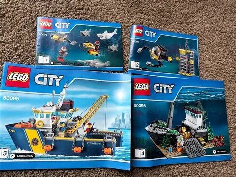 LEGO CITY: Deep Sea Exploration Vessel 60095 INSTRUCTIONS ONLY
