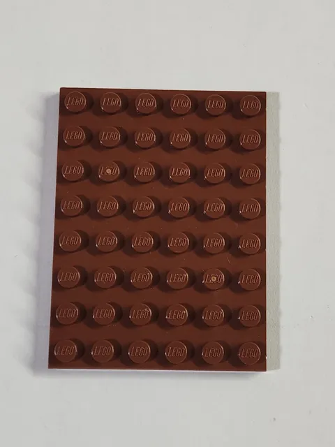 LEGO Parts ● Brown Plate 6 x 8 ● # 3036 ● QTY 1