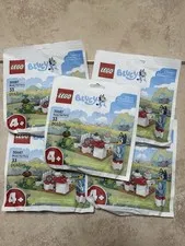 LEGO Bluey Tea Party 30687 33 Pieces Polybag Lot of 5 New Sealed