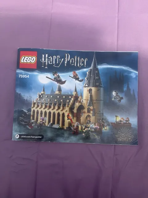 LEGO Harry Potter 75954 Illustrated Instruction Manual Booklet