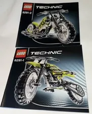 Lego Technic Original 8291-1 829-2 Instruction Manuals Only Dirt Bike No Kits!