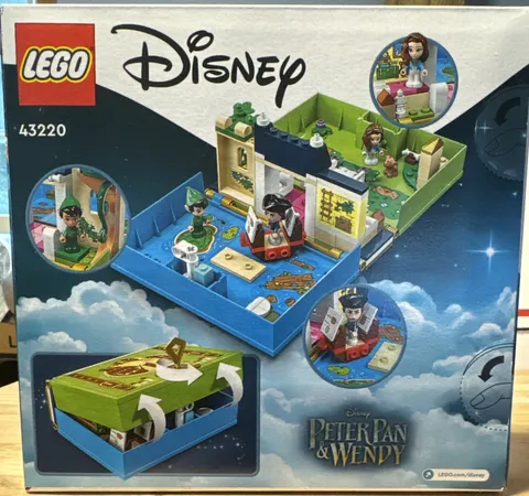 Lego Disney 43220 Peter Pan & Wendy's Storybook Adventure 111pcs NEW In Box!!!