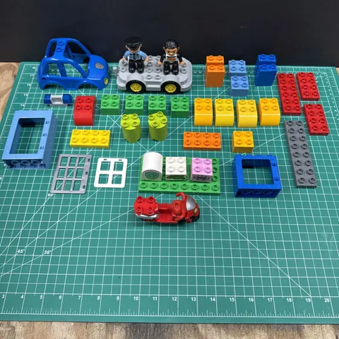 LEGO DUPLO My First Police Set 10532 Retired 2014 - Missing 1 Figure No Box/Inst