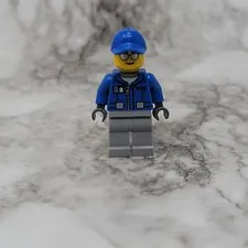 Lego Deep Sea Seaplane Pilot Minifigure City 60096