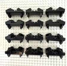 (12) LEGO RC Train Wheel Holders with Wheels 2878c02