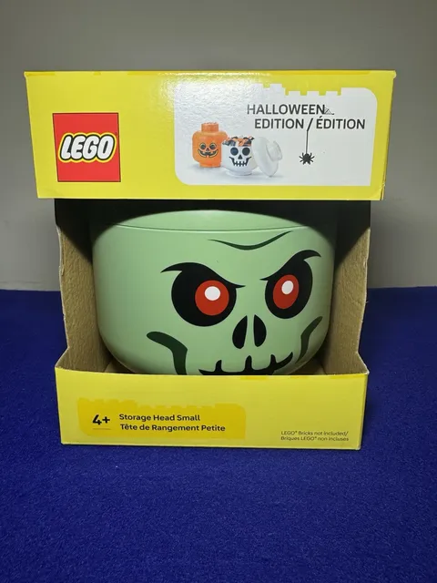 Lego Zombie Large Halloween Storage Head - New In Box - FAST SHIPPING