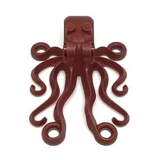 Lego 6240 Dark Red Octopus Minfigure 2009 Retired HTF