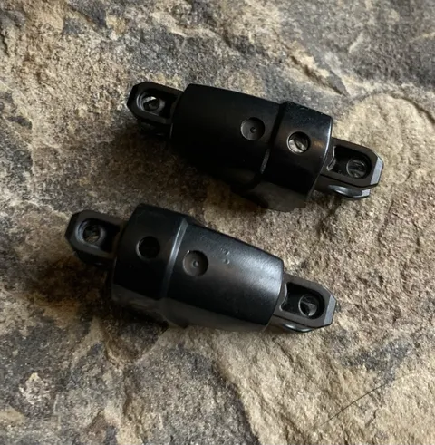 LEGO Arm Leg Section with 2 Ball Joint Sockets Large Figure 87839 Black Genuine