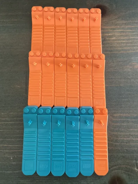 LEGO Brick Separator w/ Axle Tool - Turquoise & Orange - Parts Remover Lot of 18