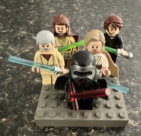 LEGO Star Wars Minifigure SL Kylo Ren, Obi-Wan, Old Luke, Anakin, Qui-Gon Jinn