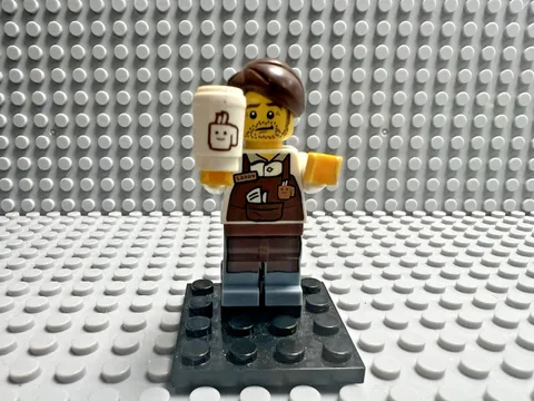 LEGO Movie CMF Minifigure - Larry the Barista - tlm010 / coltlm-10