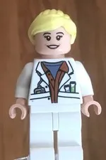 LEGO Light Nougat Flesh Female Hospital Health Worker Lab Tech Nurse Minifig