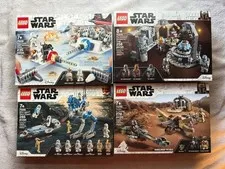 LEGO STAR WARS 4 SET LOT (NIB)