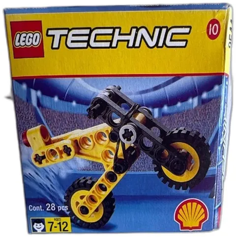 Lego Technic Shell Promo Set 2544 Motorcycle 28 Pieces 2000 Vintage Sealed
