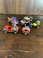 Lego City DC Car Lot 4433 6846 4209 With Mini Figures Figs