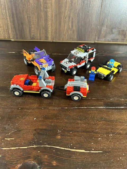 Lego City DC Car Lot 4433 6846 4209 With Mini Figures Figs