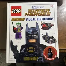 Lego Batman Visual Dictionary Book W/ Electro Suit Batman Minifigure