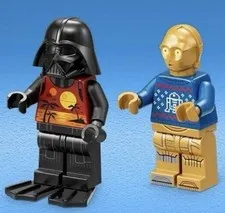 LEGO Star Wars Minifigure Lot Darth Vader and C-3PO Set 75340 (Great Condition!)