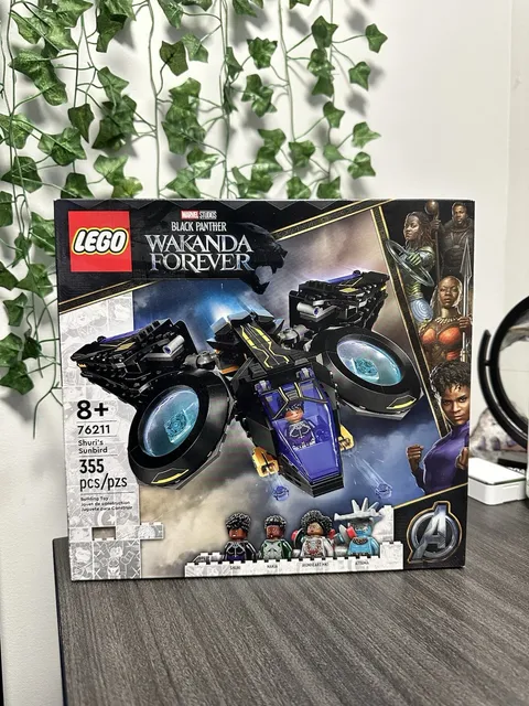 LEGO Marvel Black Panther Wakanda Forever Shuri's Sunbird 76211 SEALED NEW