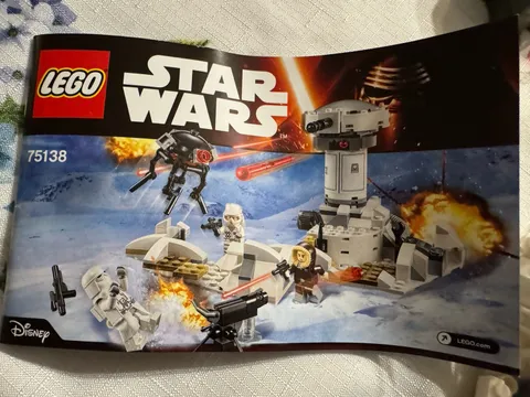 LEGO Star Wars: Hoth Attack (75138).  Box, Manual, Mini Figs.  Incomplete As Is