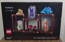 LEGO® Ideas 21362 Mineral Collection 3 Display Shelves Ages 18+ Adult Sealed.