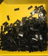 LEGO 60478 BLACK 1X2 PLATE HANDLE on END HINGE MOC Bulk Supply Pack x325