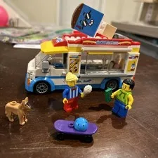 LEGO City 60253 Ice-Cream Truck Near Complete With Box Missing One popsicle