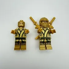 Lego Ninjago Lloyd Golden Ninja The Final Battle Minifigure njo073 READ As-is