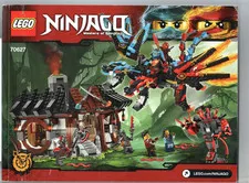 Lego ~  Instructions Manual Booklet Only ~ Ninjago ~ 70627