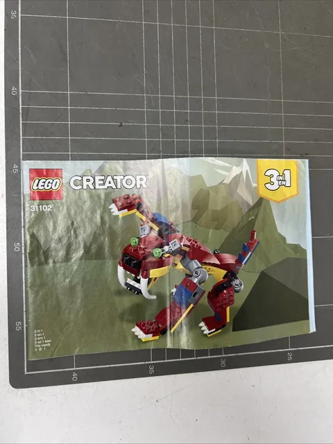 VINTAGE TOY LEGO MANUAL INSTRUCTIONS BOOKLET ART CREATOR 31102