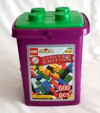 Lego Container Limited Edition 35 Years Storage Bucket w/ Lid #3758