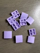 LEGO 15068 Lavender Slope, Curved 2 x 2 x 2/3 - 10 Pieces