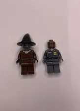 LEGO Batman Scarecrow and security guard 7785 bat016 and bat019